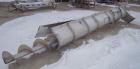 Used Horizontal Screw Conveyor, 304 stainless steel. 14
