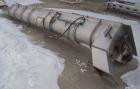 Used Horizontal Screw Conveyor, 304 stainless steel. 14