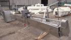 Used Inclined Screw Conveyor, 304 stainless steel. 10