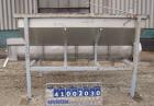 Used Dewatering Screw Conveyor, 304 stainless steel. 16