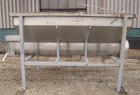 Used Dewatering Screw Conveyor, 304 stainless steel. 16