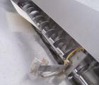 Used Dewatering Screw Conveyor, 304 stainless steel. 16