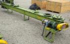 Used- Screw Conveyor, Carbon Steel, Horizontal. Approximate 9