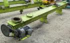 Used Screw Conveyor, Carbon Steel, Horizontal. Approximate 8