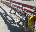 Used- Screw Conveyor, Carbon Steel. Approximately 5 1/2