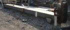 Used Screw Conveyor, Carbon Steel. Approximately 12