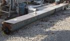 Used Screw Conveyor, Carbon Steel. Approximately 12