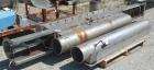Used Conveying Engineering Screw Conveyor, 304 Stainless Steel. 9'' Diameter x 360'' long x 4-1/2'' pitch screw, (2) sections (1) 240'' long, (1) 120'' long. Trough 10'' wide x 12'' deep with top coo...