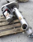 Used Enclosed Tube Screw Conveyor, Stainless Steel. 6'' Diameter x 28'' long 304 stainless steel screw. 301 Stainless steel tube approximately 7'' diameter x 48'' long, side access door, 6'' inlet/ou...
