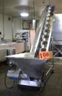 Used Inclined Screw Conveyor, Stainless Steel. 12