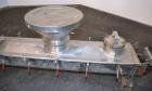 Used Screw Conveyor, 304 Stainless Steel, Horizontal. Approximate 9'' diameter x 141'' long x 4-1/2'' pitch screw. Trough 10'' wide x 11'' deep with (3) cover sections. Driven by a 2 hp, 3/60/230/460...