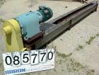 Used Screw Conveyor, 304 Stainless Steel, Horizontal. 10