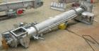 Used- Screw Conveyor, 316 stainless steel, vertical section.9