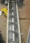 Used- Screw Conveyor, 316 stainless steel, vertical section.9