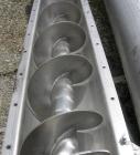 Unused- Screw conveyor, 316 stainless steel, vertical section.9