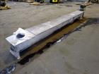 Used Nord-Sen Metal Industries Screw Conveyor, Stainless Steel. Approximate 12