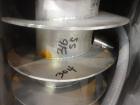 Used Ohio Inclined Screw Conveyor, 304 Stainless Steel. Approximate 12