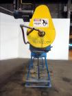 Used Ohio Inclined Screw Conveyor, 304 Stainless Steel. Approximate 12