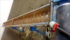 Used Ohio Inclined Screw Conveyor, 304 Stainless Steel. Approximate 12