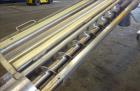 Used S. Howes Screw Conveyor, Model 4SC10, 304 Stainless Steel.