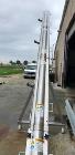 Used S. Howes Inclined Screw Conveyor, Model 6SC20, Stainless Steel. Approximate 6