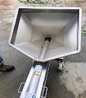 Used S. Howes Inclined Screw Conveyor, Model 6SC20, Stainless Steel. Approximate 6