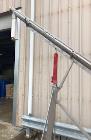 Used- S. Howes Inclined Screw Conveyor, Model 6SC20, Stainless Steel. Approximate 6