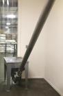 Used Spiroflow Stainless Steel Flexible Screw Conveyor, Model 412B19. Approximate 3