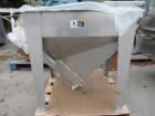Used Spiroflow Stainless Steel Flexible Screw Conveyor, Model 412B19. Approximate 3