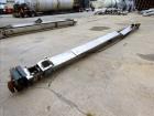 Used Thomas Conveyor Company Screw Conveyor, 304 Stainless Steel, Horizontal.