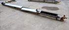 Used Thomas Conveyor Company Screw Conveyor, 304 Stainless Steel, Horizontal.