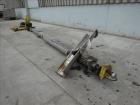 Used Thomas Conveyor Company Screw Conveyor, 304 Stainless Steel, Horizontal.