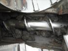 Used Thomas Conveyor Company Screw Conveyor, 304 Stainless Steel, Horizontal.