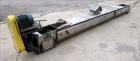 Used Thomas Conveyor Company Screw Conveyor, 304 Stainless Steel, Horizontal.