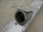 Used Thomas Conveyor Company Screw Conveyor, 304 Stainless Steel, Horizontal.