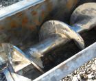 Used Thomas Conveyor Screw Conveyor, 316 Stainless Steel, Horizontal. 8