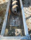 Used Thomas Conveyor Screw Conveyor, 316 Stainless Steel, Horizontal. 8