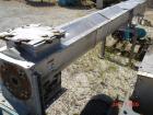 Used Thomas Conveyor Screw Conveyor, 316 Stainless Steel, Horizontal. 8