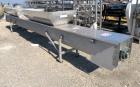 Used- Screw Conveyor, Stainless Steel.