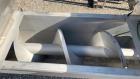 Used- Screw Conveyor, Stainless Steel.