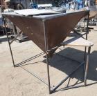 Used Screw Conveyor with Explosion proof motor and carbon steel hopper. Includes 4