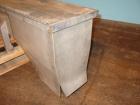Used Vanmark Potato Feeder. (2) Approximate 3 1/2'' diameter x 42'' long side-by-side 316 stainless steel screws. Top feed with hopper, end bottom outlet. Driven by a 1 hp, 3/60/330/575 volt, 1700 rp...