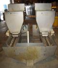 Used Vanmark Potato Feeder Consisting of (2) feeders, each equipped with (2) approximate 3 1/2