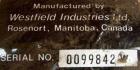 Used Westfield Industries Screw Conveyor, carbon steel. 6