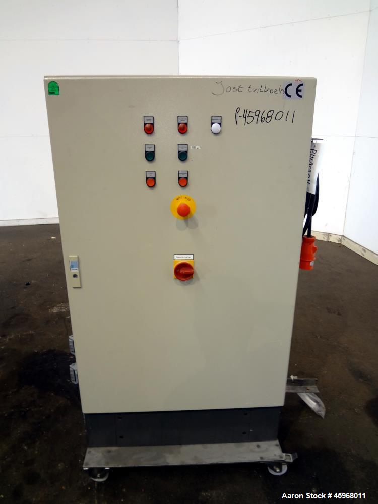 Used Jost Spiral Cooling Conveyor, Type WUF 600/1200, 304 Stainless Steel