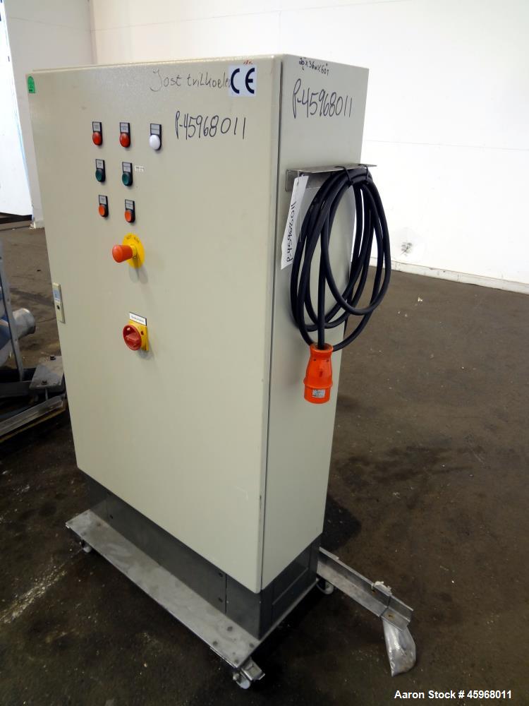 Used Jost Spiral Cooling Conveyor, Type WUF 600/1200, 304 Stainless Steel