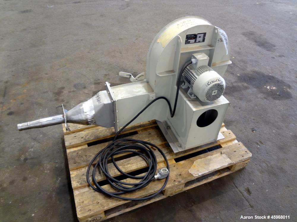 Used Jost Spiral Cooling Conveyor, Type WUF 600/1200, 304 Stainless Steel
