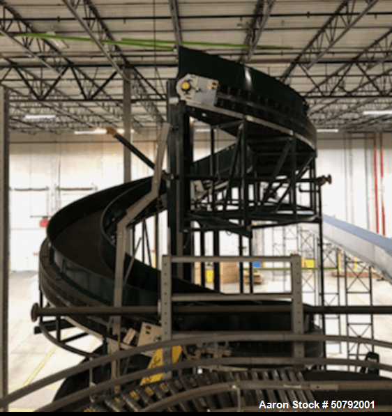 Used Transnorm Spiral Incline Conveyor