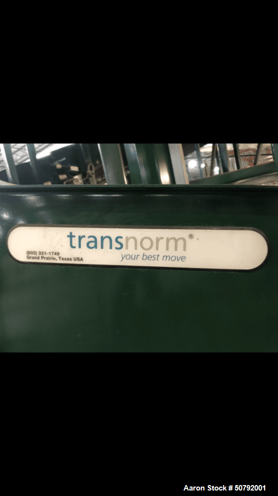 Used Transnorm Spiral Incline Conveyor