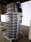Used Jost Spiral Cooling Conveyor, Type WUF 600/1200, 304 Stainless Steel